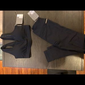 Gymshark Whitney Simmons Black leggings sports bra